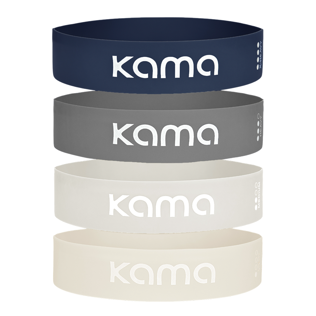 Резинки для фитнеса латексные 4 шт. / Kama