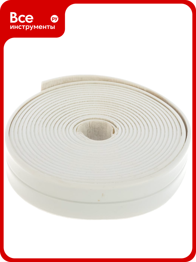Самоклеящаяся лента-бордюр Аккурат 22мм x 335м белая hk48558