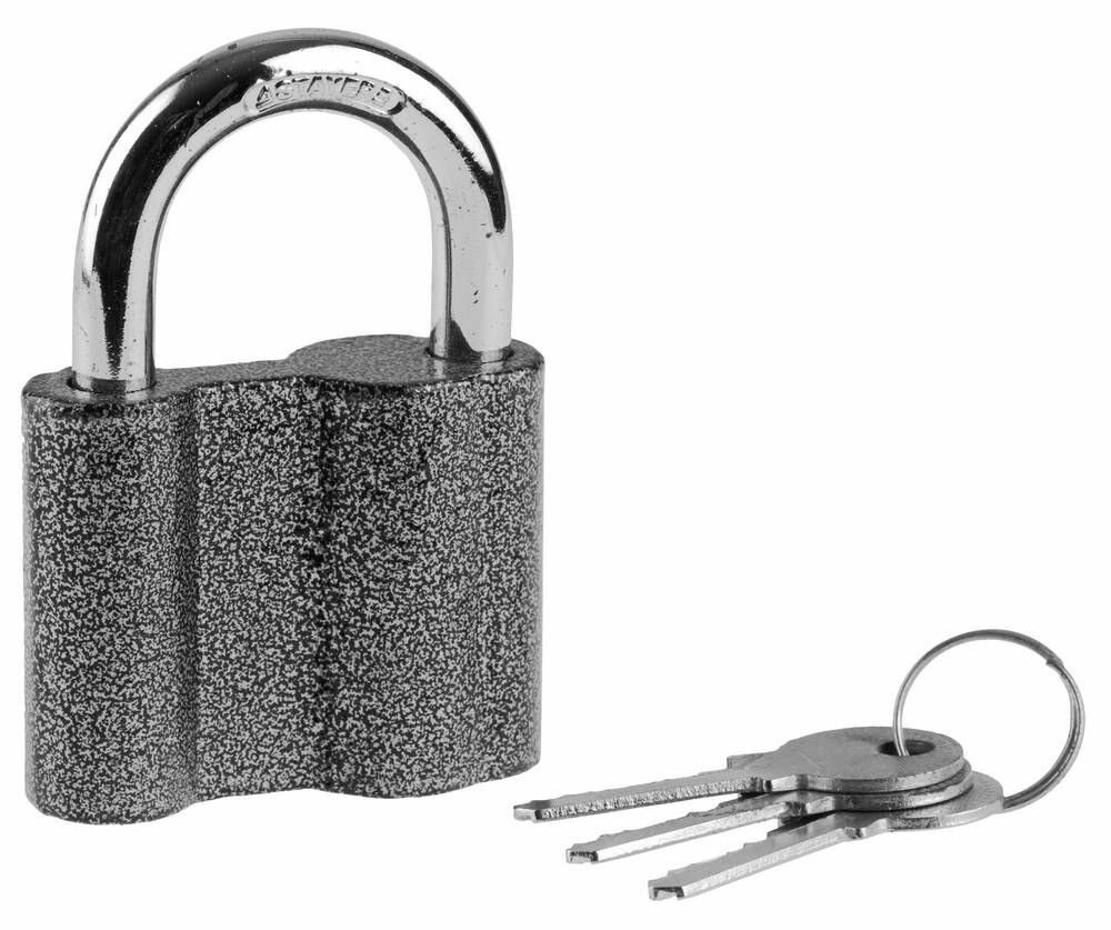 Навесной замок STAYER 60 мм надежная защита имущества 37145-60