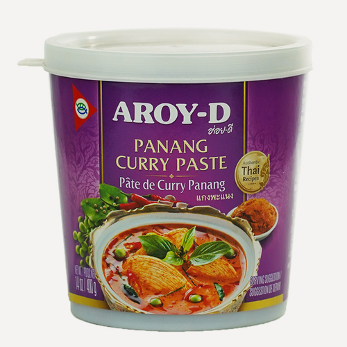 Изображение товара Паста Aroy-D Пананг карри со сладко-соленым ореховым вкусом 400 г, Таиланд
