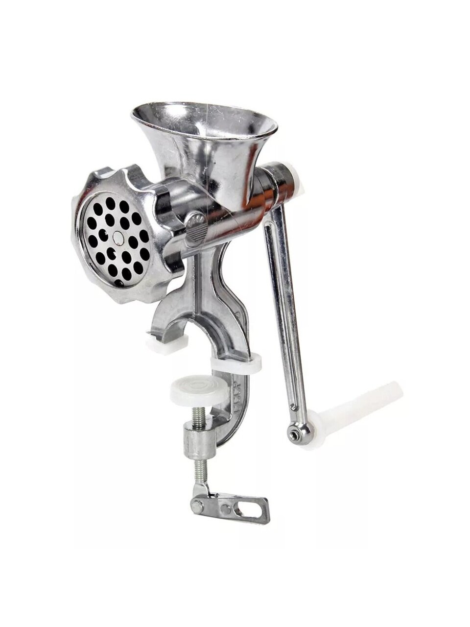 Ручная мясорубка алюминиевая 22.5х16.5 см модель А-6 Китай