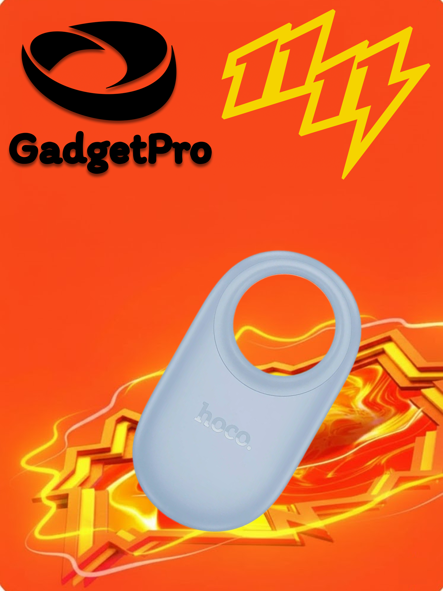 GPS трекер Hoco E94 GPS: компактный и надежный GPS-маячок для отслеживания, Голубой.