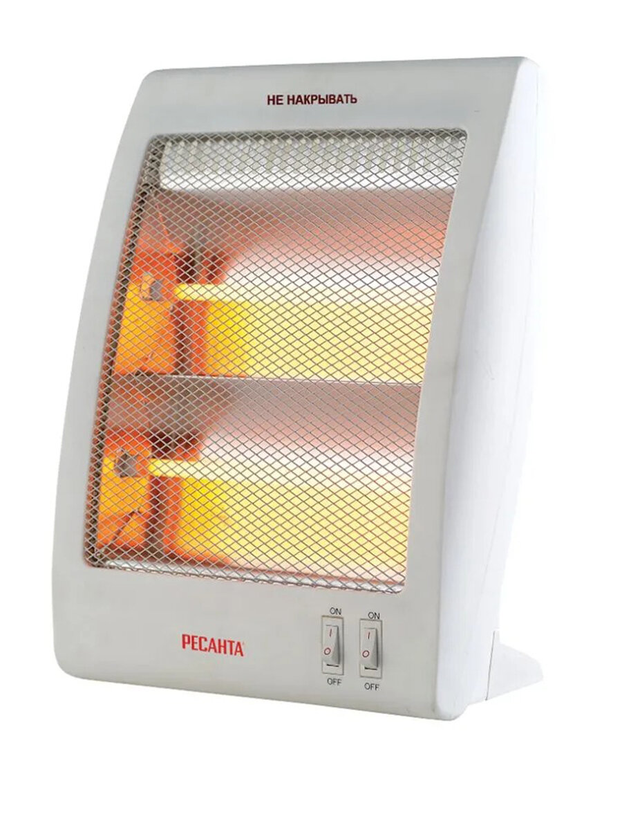Инфракрасный обогреватель ИКО-800Л (кварцевый) Ресанта электрический обогреватель для дома 800 Вт 14 м2