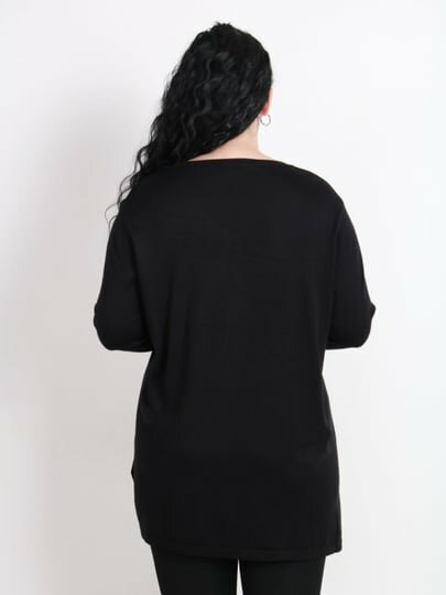 Свитер , размер 56, черная — фото 1