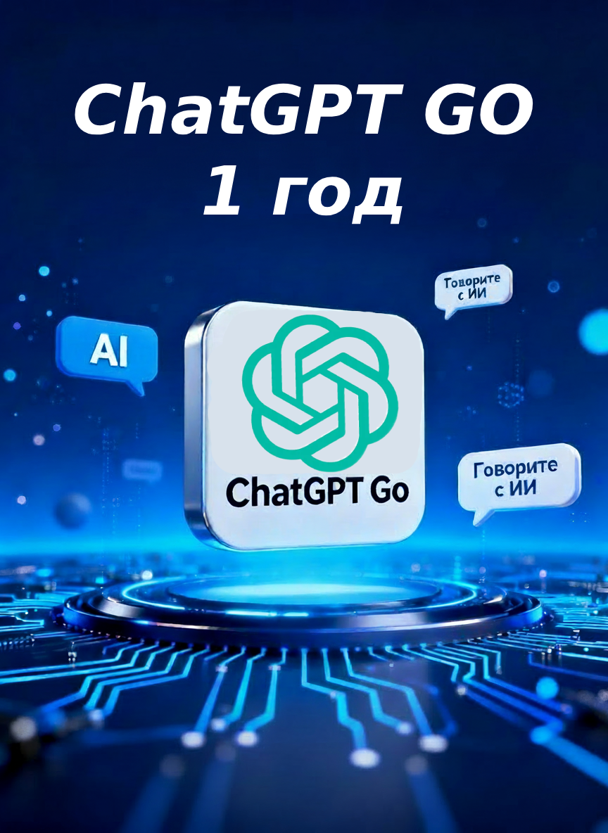 Личный аккаунт ChatGPT GO на 12 месяцев  1 год   Быстрая выдача 