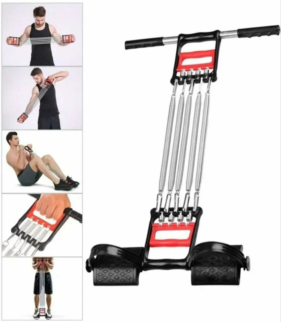 Эспандер 3 в 1, для рук и ног, кистевой эспандер — фото 1