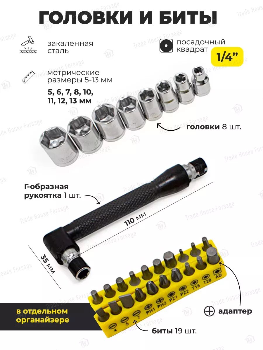 Набор инструментов для дома 54 предмета