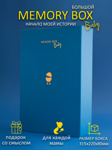 Изображение товара Мемори-бокс Подарочный бокс для новорожденного, на выписку, на рождение