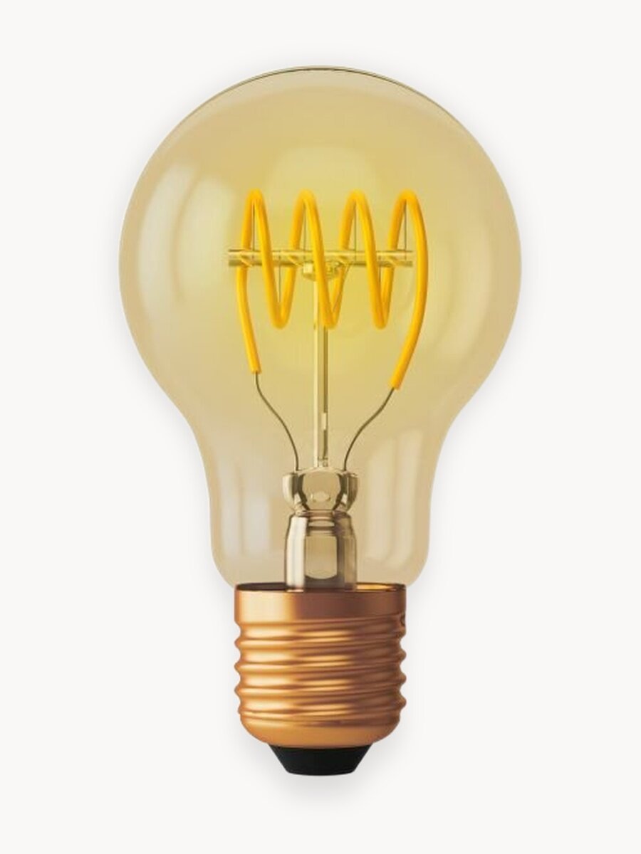 Светодиодная лампочка Е27 в стиле лофт форма груша 4W нейтральный белый Voltega Loft 2800К 1 шт. диммируемая