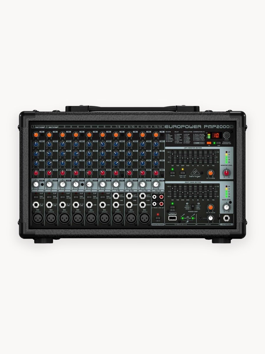Микшер с усилителем Behringer PMP2000D