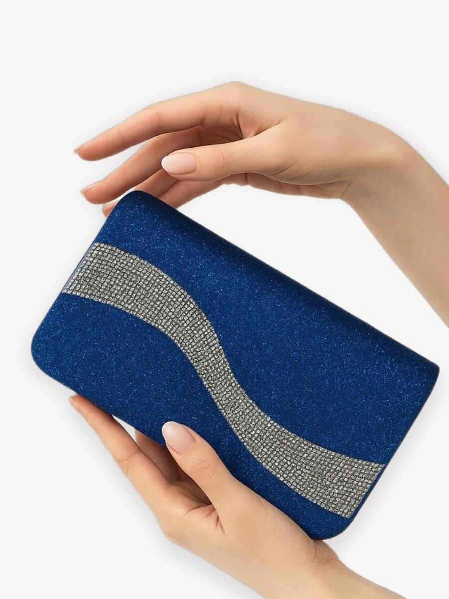 Сумка клатч World of Accessories, синий космос