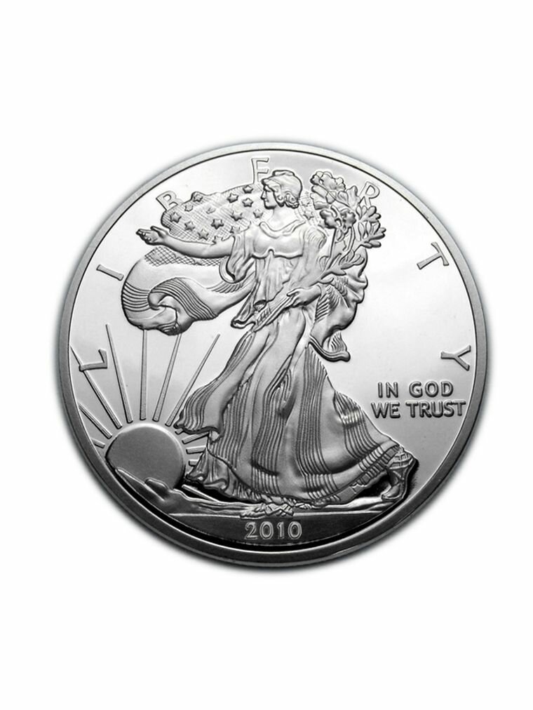 1 доллар 2010 года американская монета Liberty США серебро сувенирная копия PROOF монеты, нумизматика, деньги для коллекции