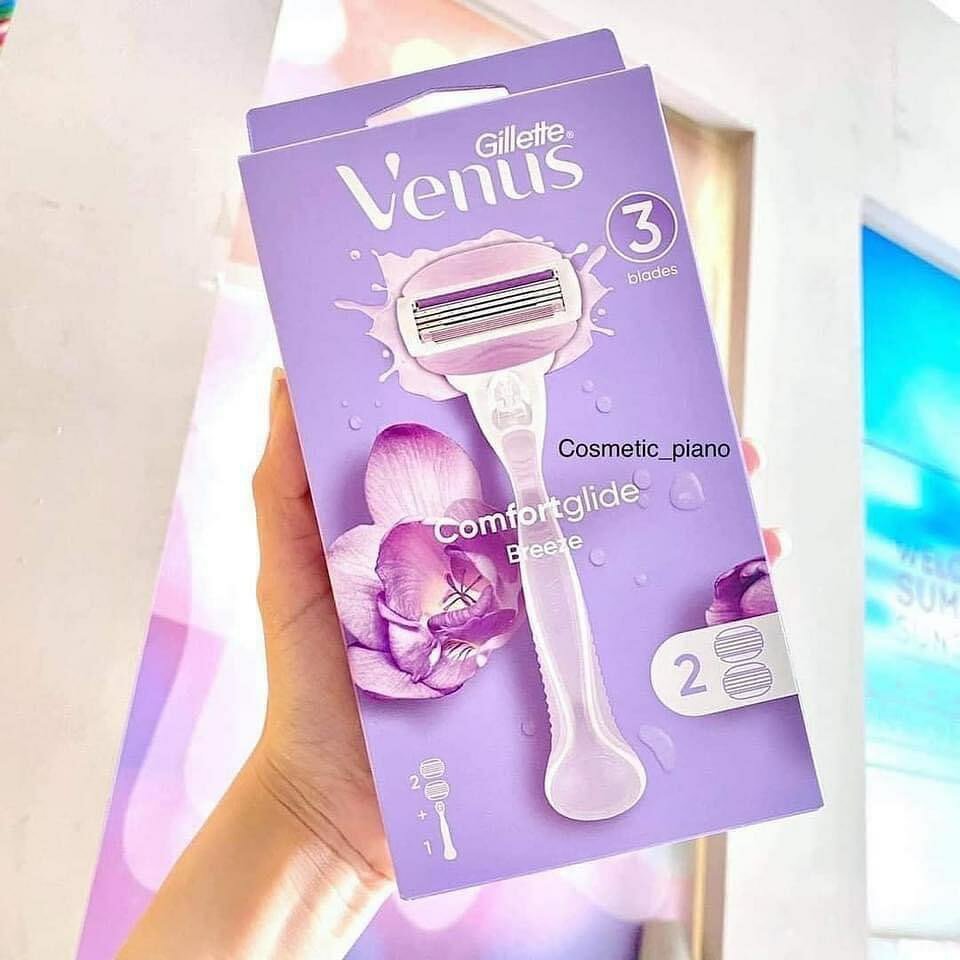 Женский бритвенный станок Comfortglide Breeze с 2 сменными кассетами с ароматом фрезии