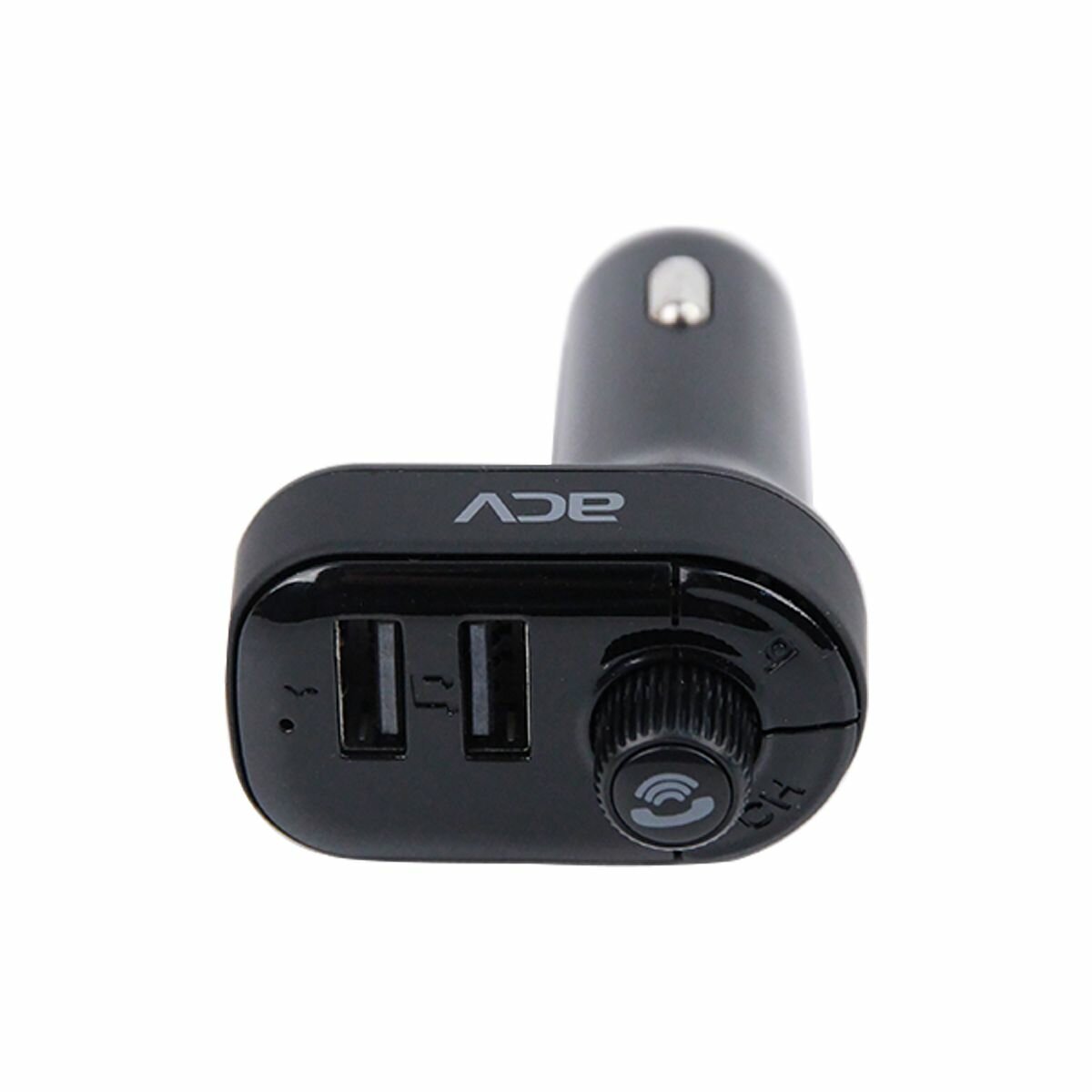 FM модулятор ACV FMT-118B Ж-К дисплей, Bluetooth, USB, черный