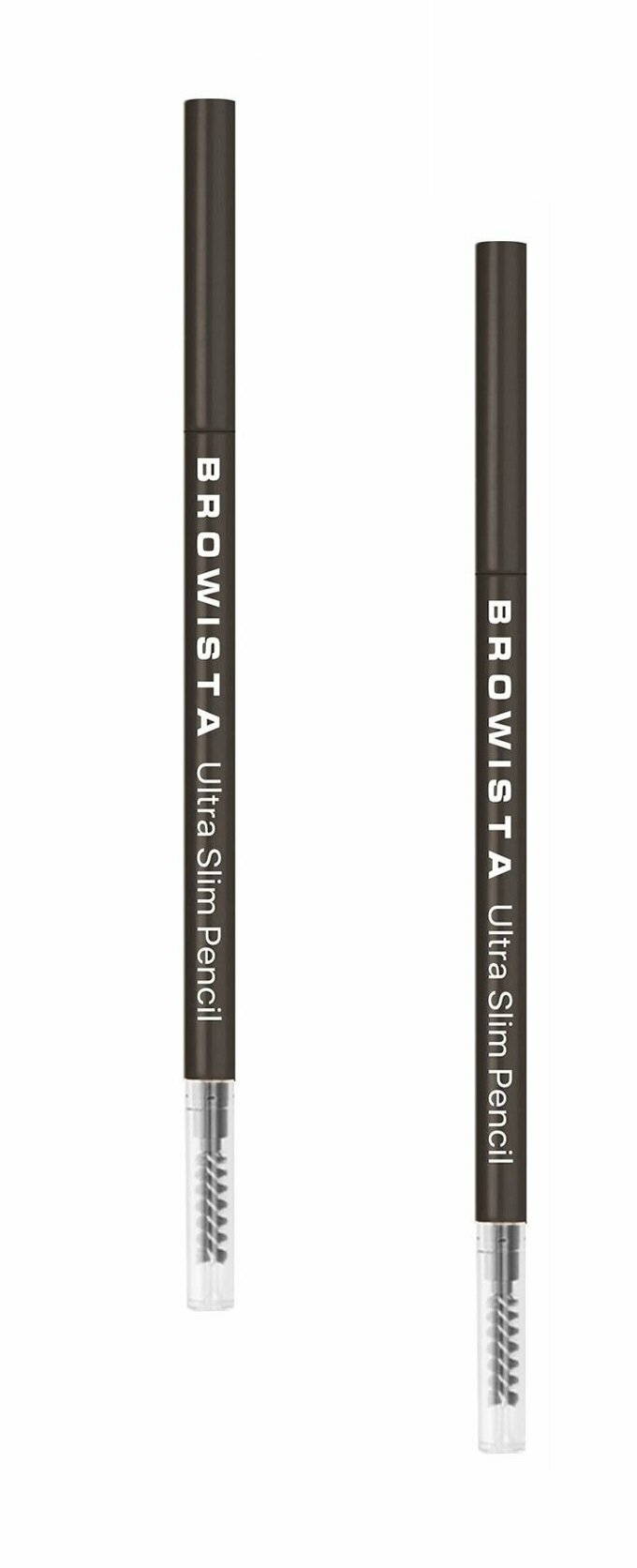 Карандаш для бровей BelorDesign Browista Ультратонкий тёмный, тон 205 , 2 шт