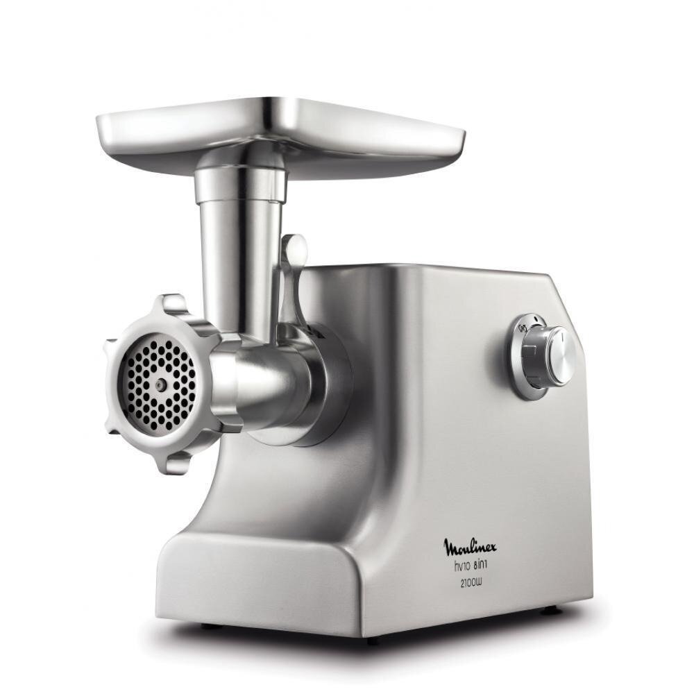Мясорубка Moulinex ME858D32 реверс 2100 Вт 5.5 кг/мин серебристый