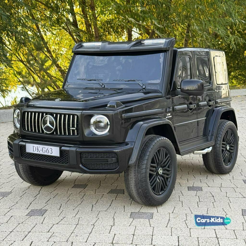 Детский электромобиль Mercedes Benz DK-G63 24V 4WD, черный, полный привод