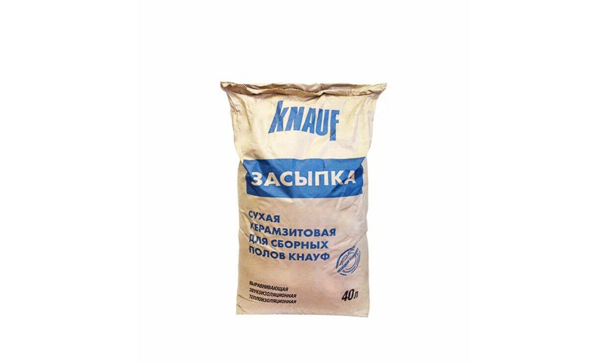 Керамзитовая засыпка фракция 0-5 мм 004 куб. м Knauf красный