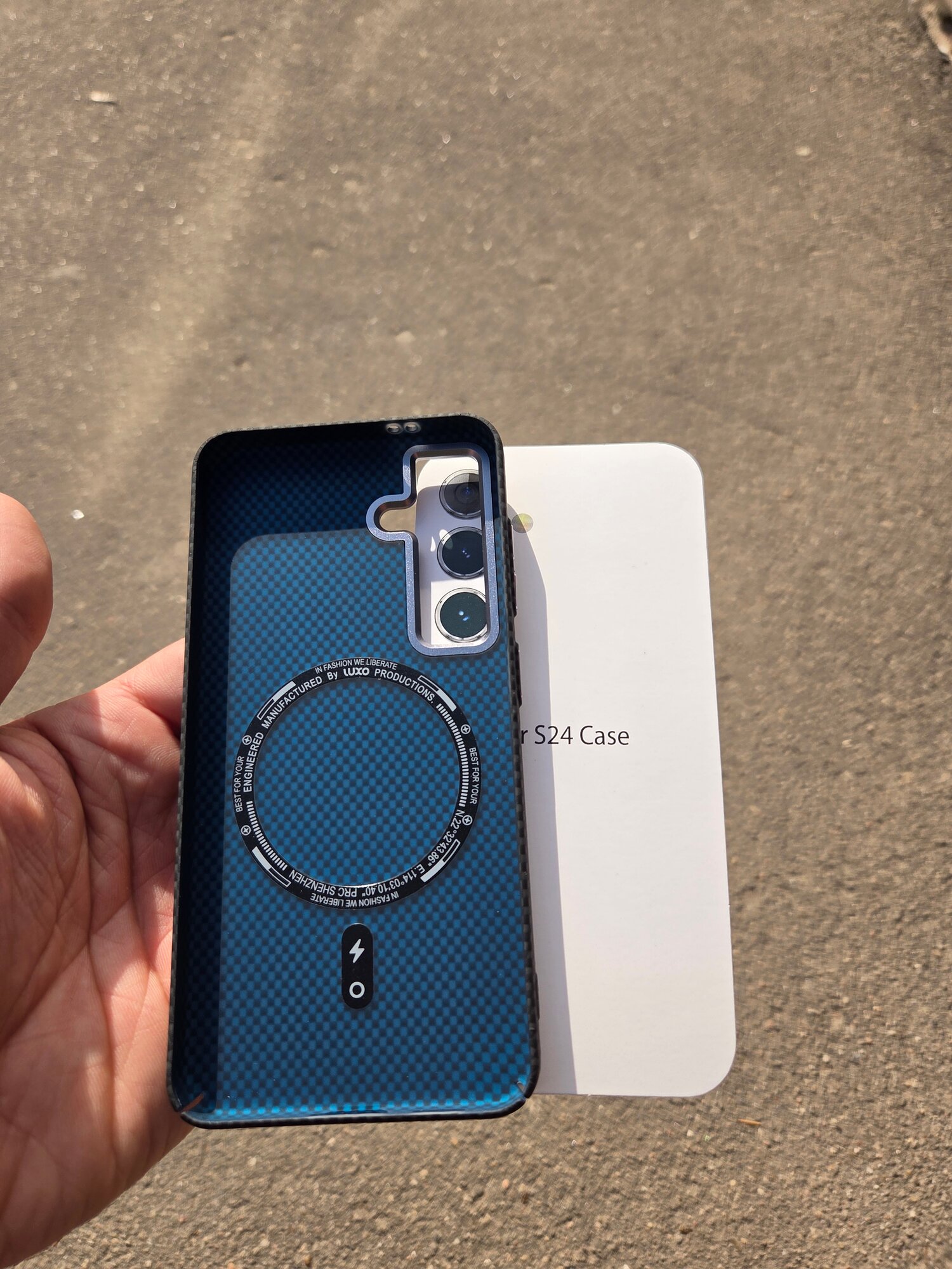 Samsung S24 оригинальный чехол — фото 1