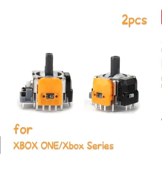 Запасной джойстик с эффектом Холла для PS5/PS4/Xbox One/Series, 2pcs for XBOX ONE