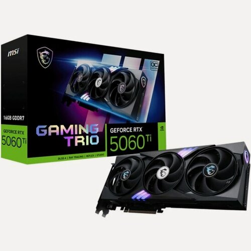 Изображение товара Видеокарта Msi GeForce RTX 5060 Ti GAMING TRIO OC 16G