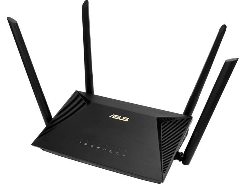 Маршрутизатор RT-AX53U, AX1800, 1x1G WAN, 3x1G LAN, 1хUSB, OFDMA (RT-AX53U)