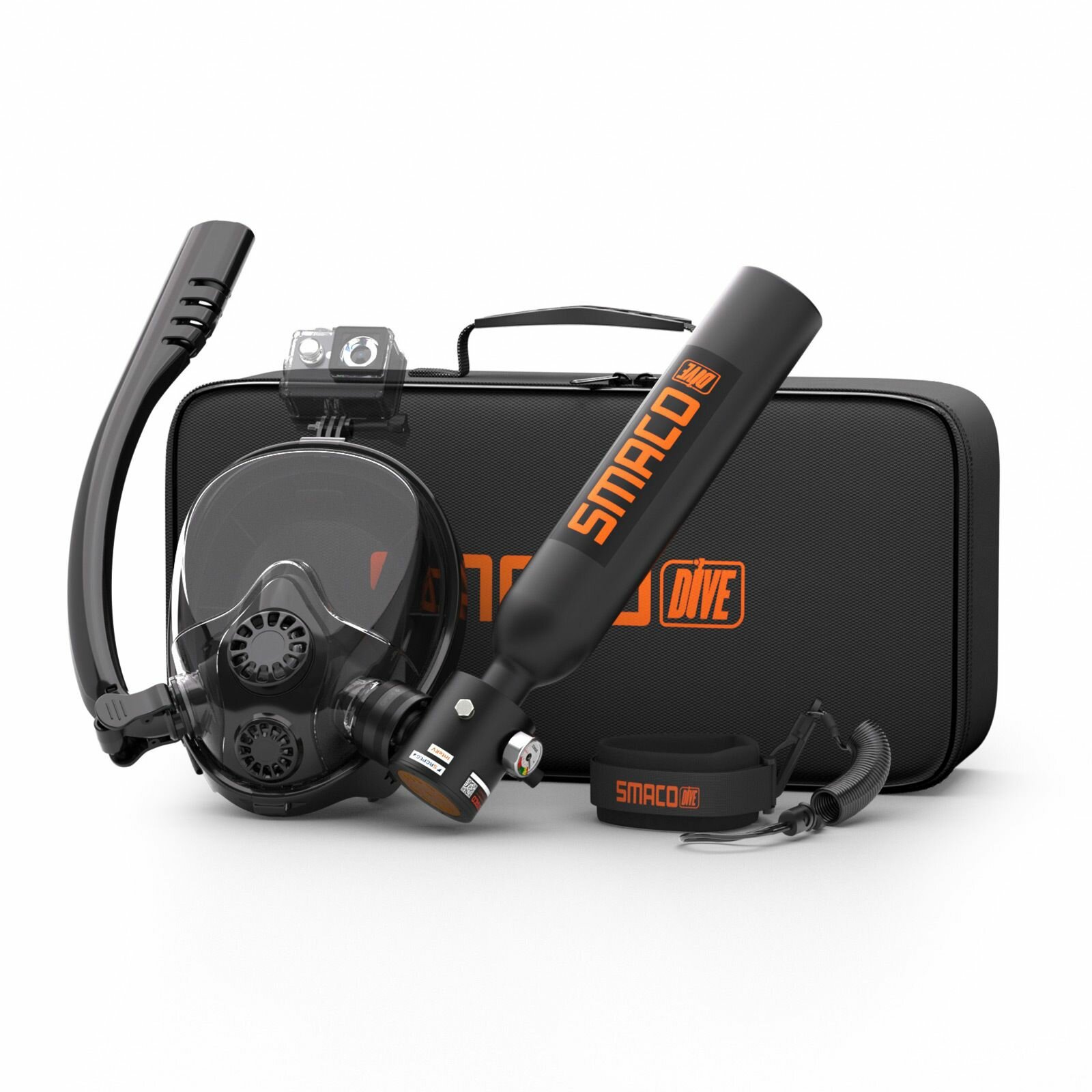 Мини баллон для дайвинга с маской 05 литра Портативный мини баллон для дайвинга a