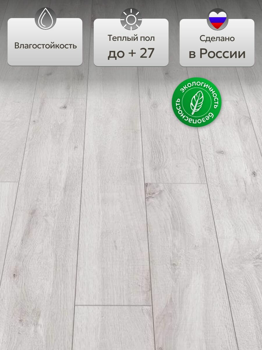 Изображение Ламинат IDEAL Choice ID81 Дуб Вояж 8 мм 33 класс фаска (2,444 м2/уп) упаковка