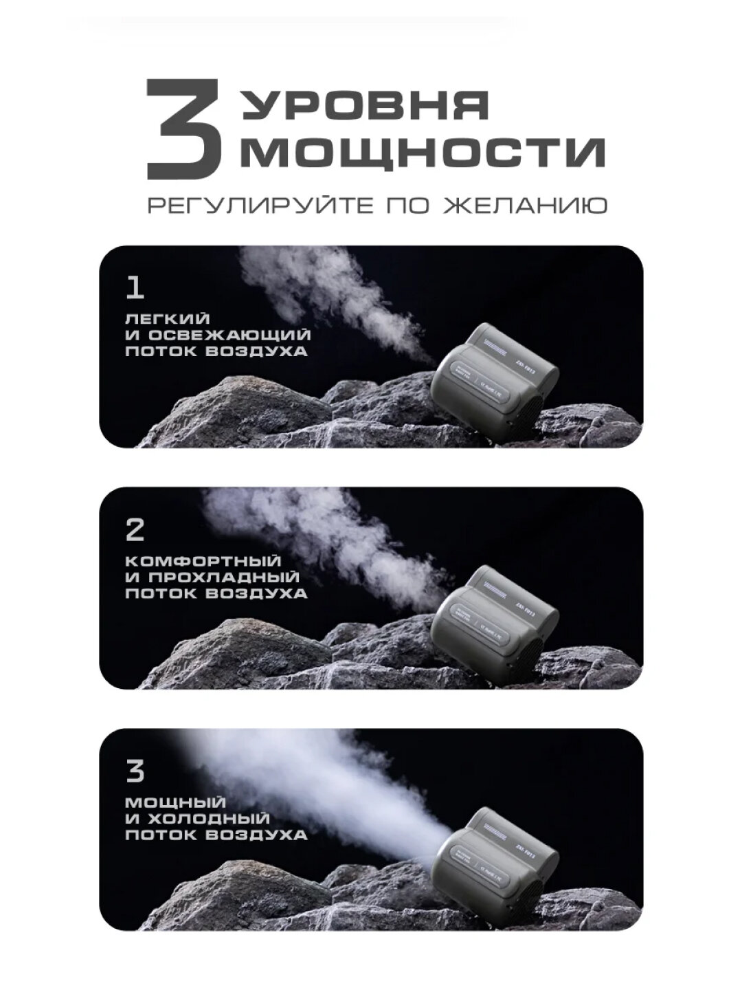 Портативный мини-вентилятор на пояс CoolClip — фото 1