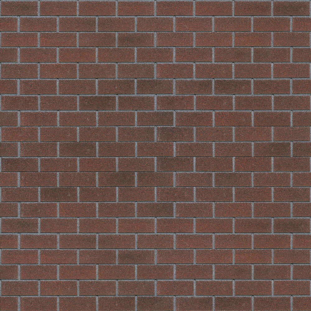 Панель фасадная гибкая Технониколь Hauberk Оптима 1000х250 мм кирпич обожженный 2 кв. м