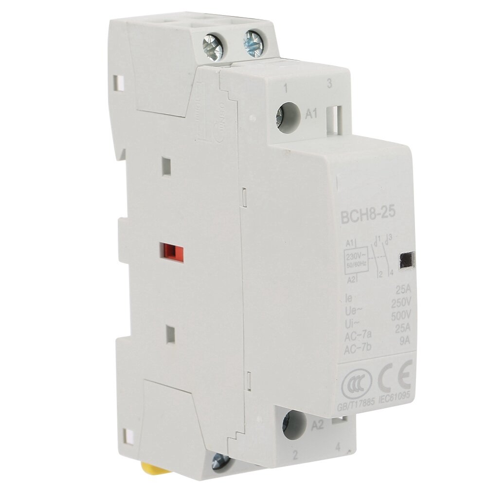 2P 25A 220V/230V 1NO 1NC 50/60HZ Din Rail Бытовой AC Контактор