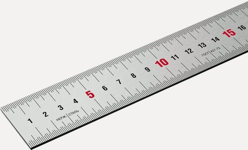 Изображение товара ЗУБР Про-100, длина 1.0 м, усиленная нержавеющая линейка, Профессионал 34280-100