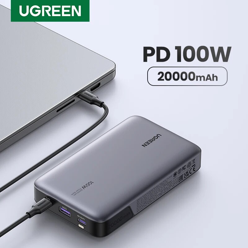 UGREEN PD 145 Вт Power Bank: 13 технических преимуществ, которые перевернут ваше
представление о портативных зарядках
