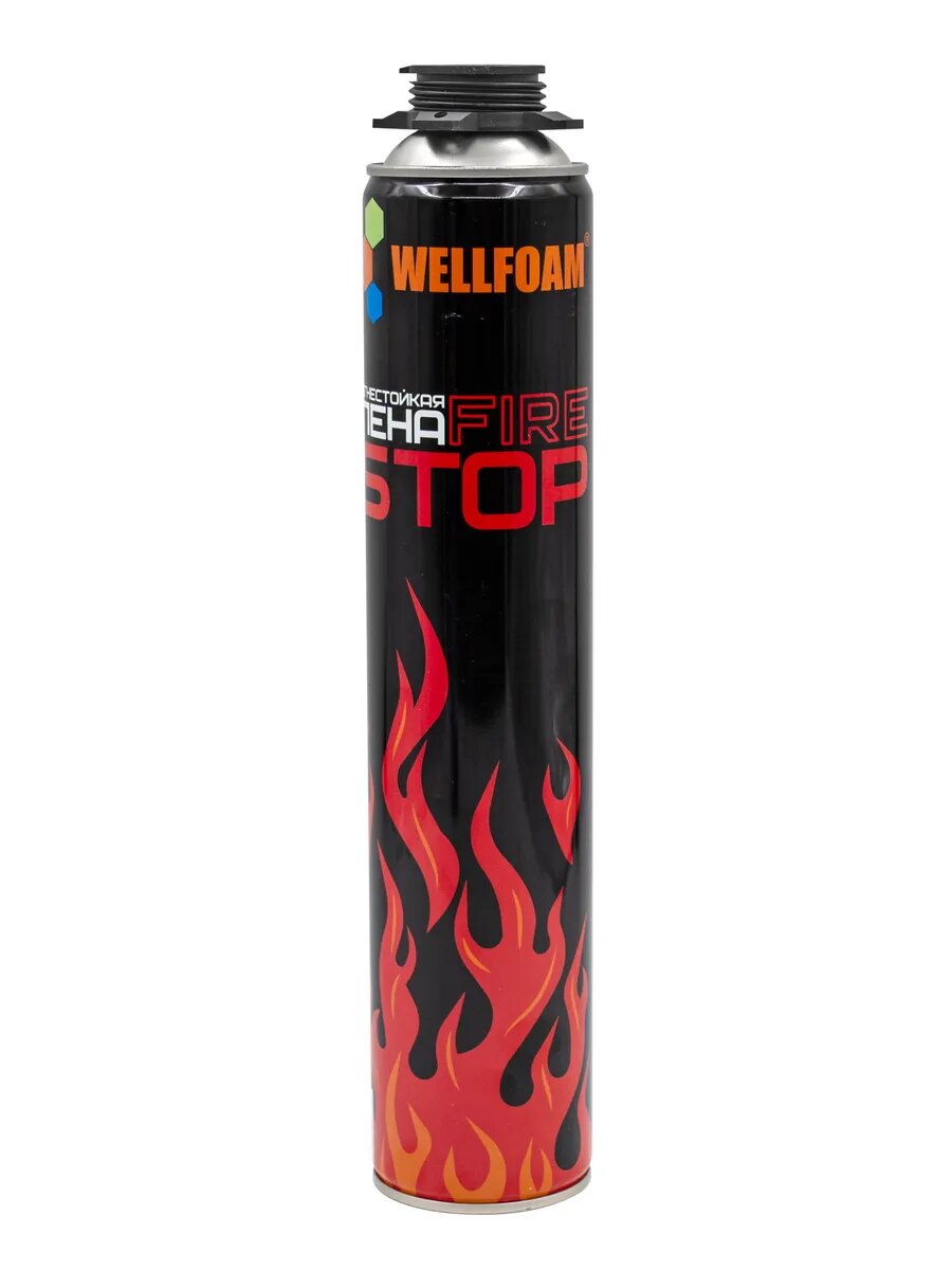 Пена монтаж. WELLFOAM FIRESTOP, огнест, 1000мл (шт.)