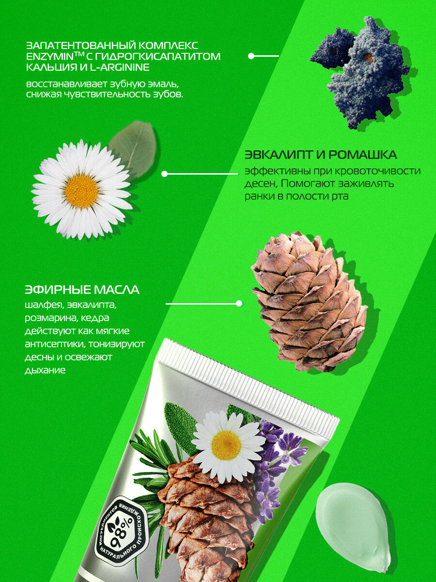 Изображение Зубные пасты BIOMED SUPERWHITE с кокосом + BIOMED CALCIMAX с кальцием + BIOMED GUM HEALTH с кедром, 3шт х 100г