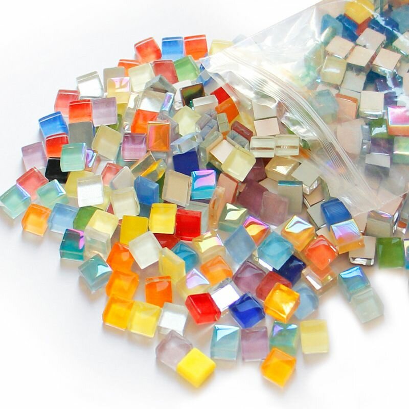 450pcs400G DIY керамическая мозаика из стекла, настенная технология ручной работы, цветное хрустальное украшение