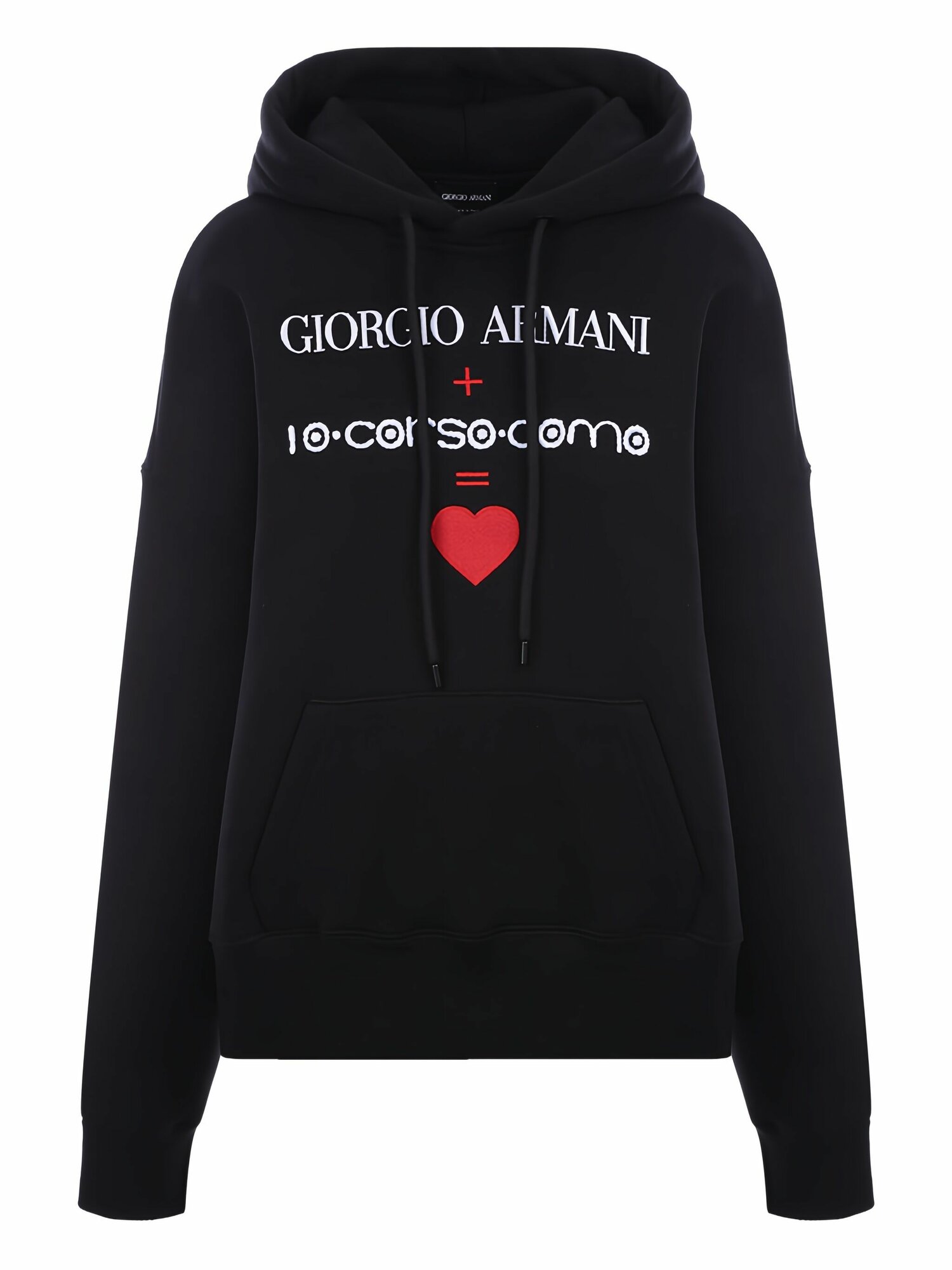 Худи GIORGIO ARMANI, размер S, , черный