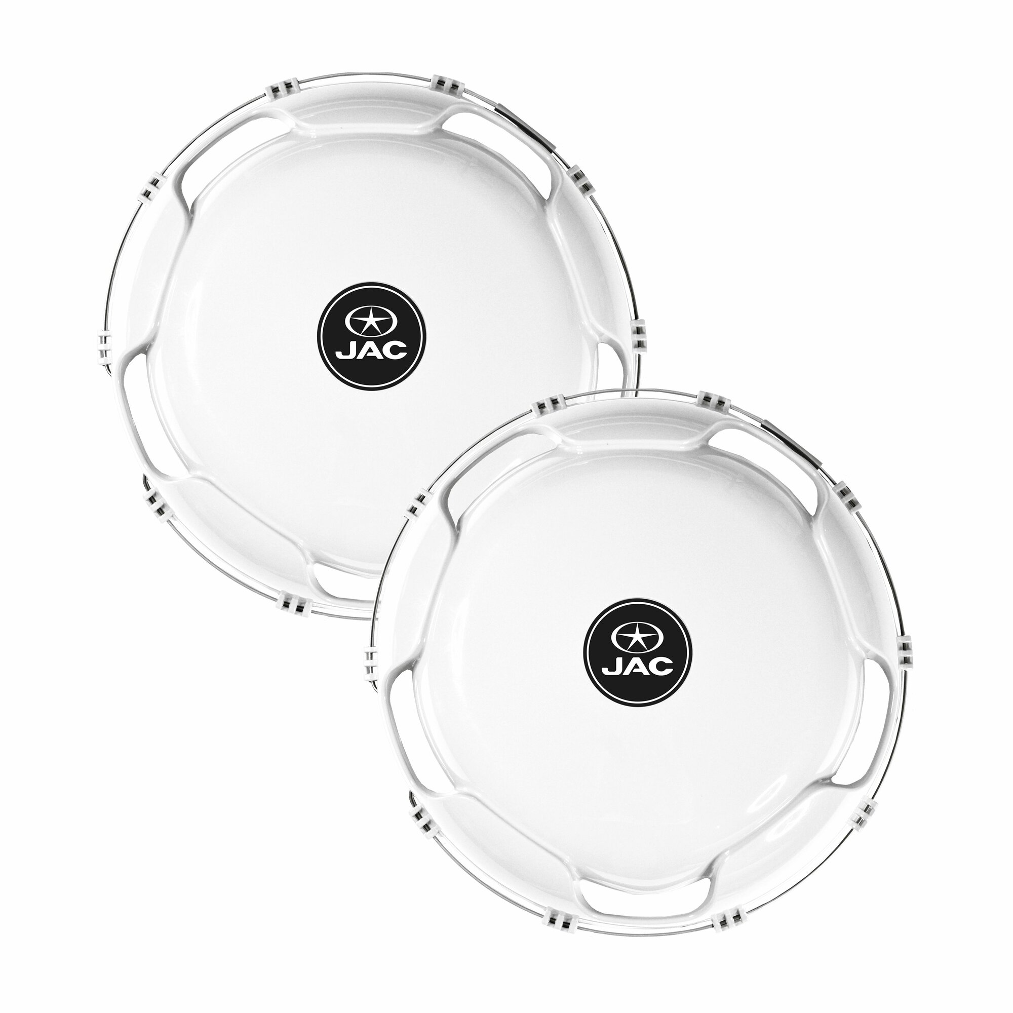Колпаки R 22,5 "Базовые" JAC передние белые - 2 шт