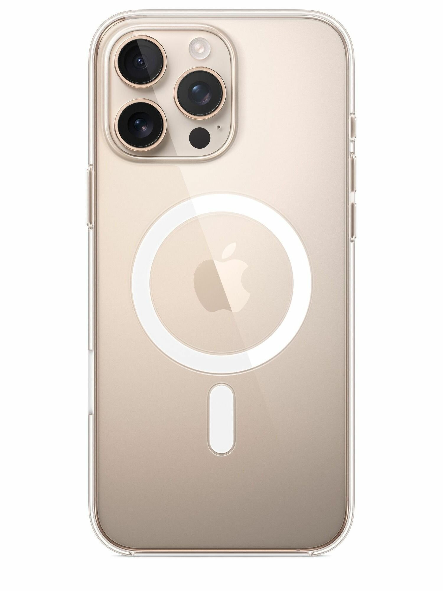 Чехол на айфон 16 про макс прозрачный с кнопкой для Camera Control и MagSafe / Clear Case для iPhone 16 Pro Max