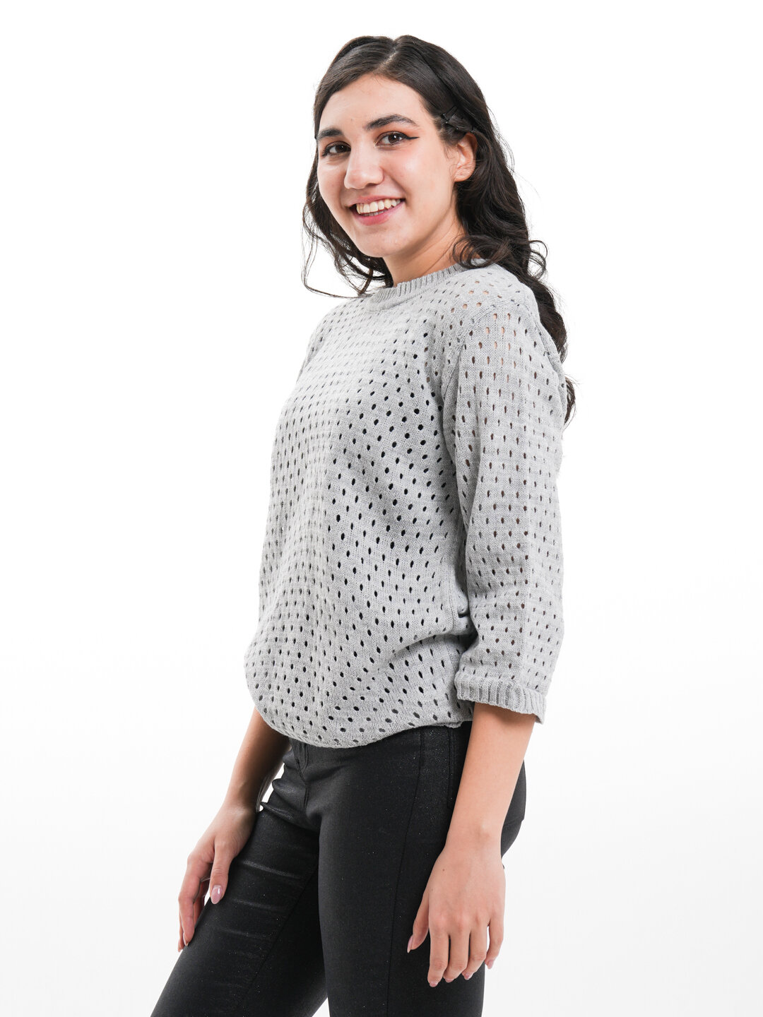 Свитер  FALL25, размер S-L, , серый.. — фото 1