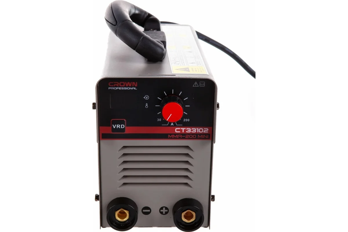 Сварочный аппарат Mini CROWN CT33102, для MMA, 30-150А, 6,6кВт — фото 1