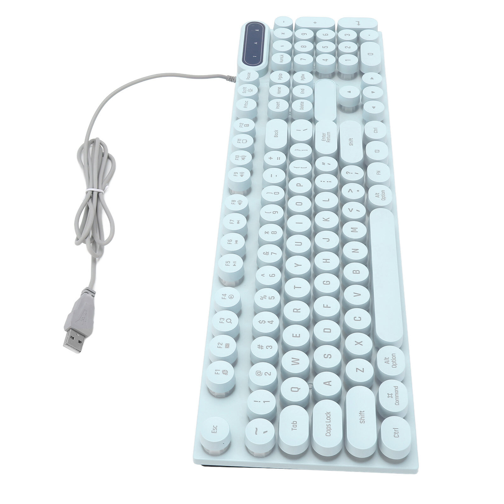 Игровая клавиатура, 104 клавиши, USB, с подсветкой, эргономичный дизайн, для настольного компьютера и ноутбука