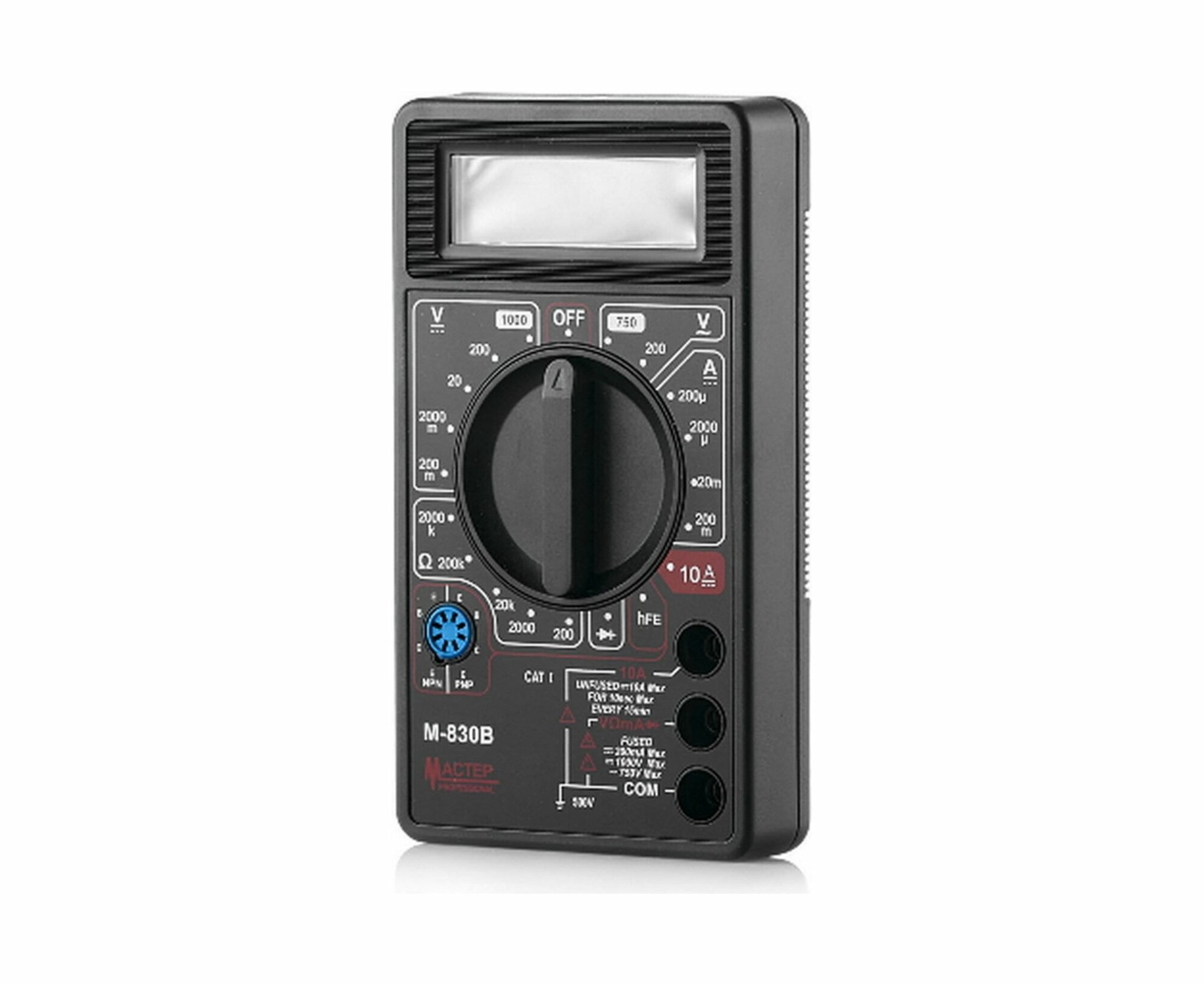 Мультиметр цифровой Master Professional M830В жк дисплей 3 ½ разряда