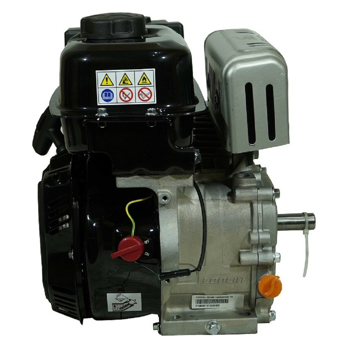 Бензиновый двигатель LONCIN LC170FA (A type) D20 7,0 л. с. (вал 20 мм) лодочная серия — фото 1