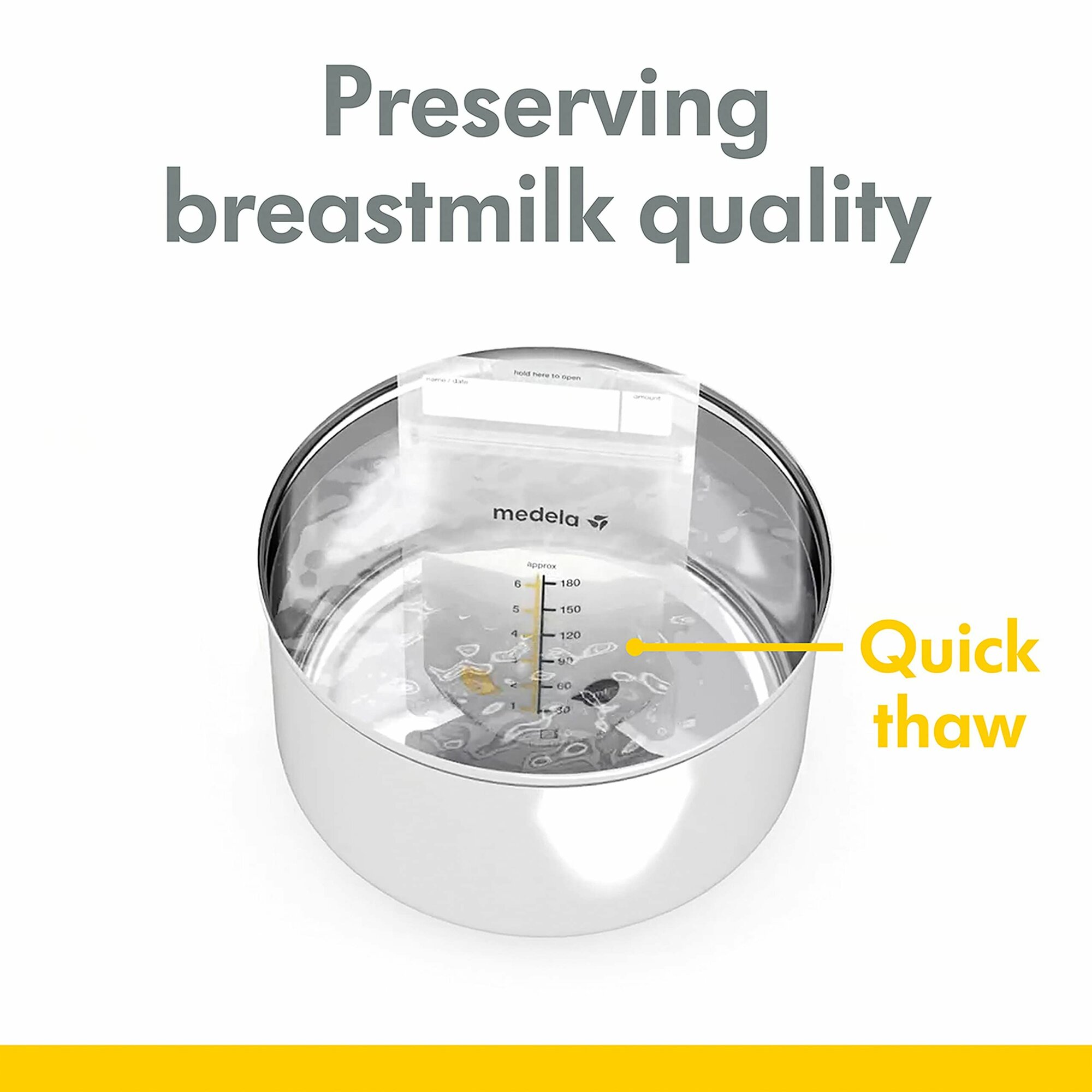 Изображение Medela Пакет для хранения грудного молока, 180 мл
