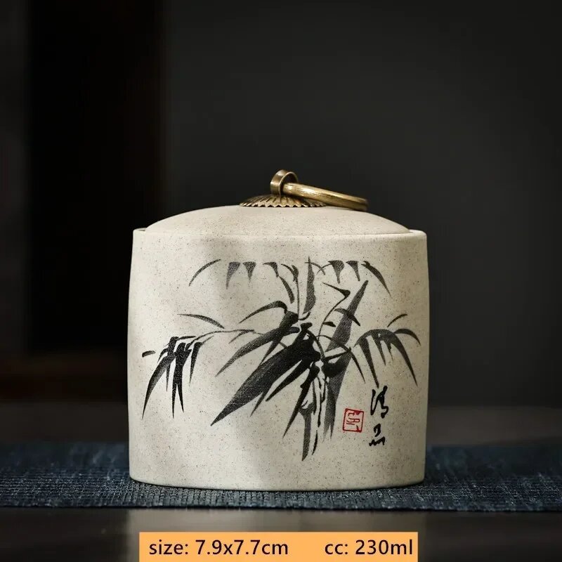 Керамическая чайница JINGDE TEA SET, B3