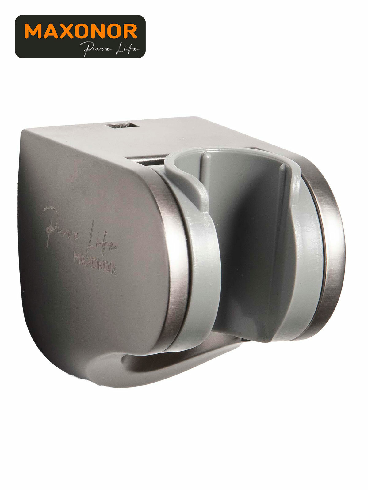 Держатель для лейки душа Maxonor PURE LIFE PL91-9 Графит матовый Для ванны/душа