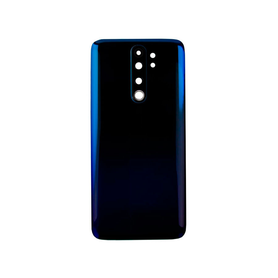 Задняя крышка для Xiaomi Redmi Note 8 Pro (синяя) Премиум