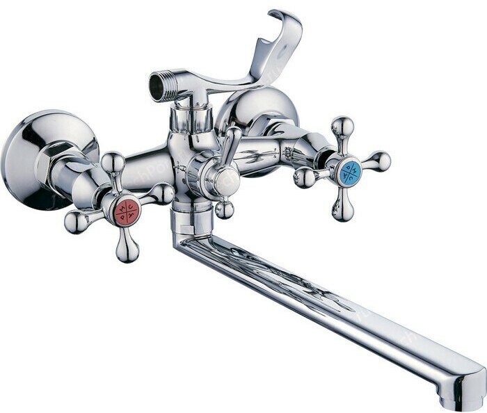 Смеситель для ванны РМС SL71 с душем хром (SL71-143P)