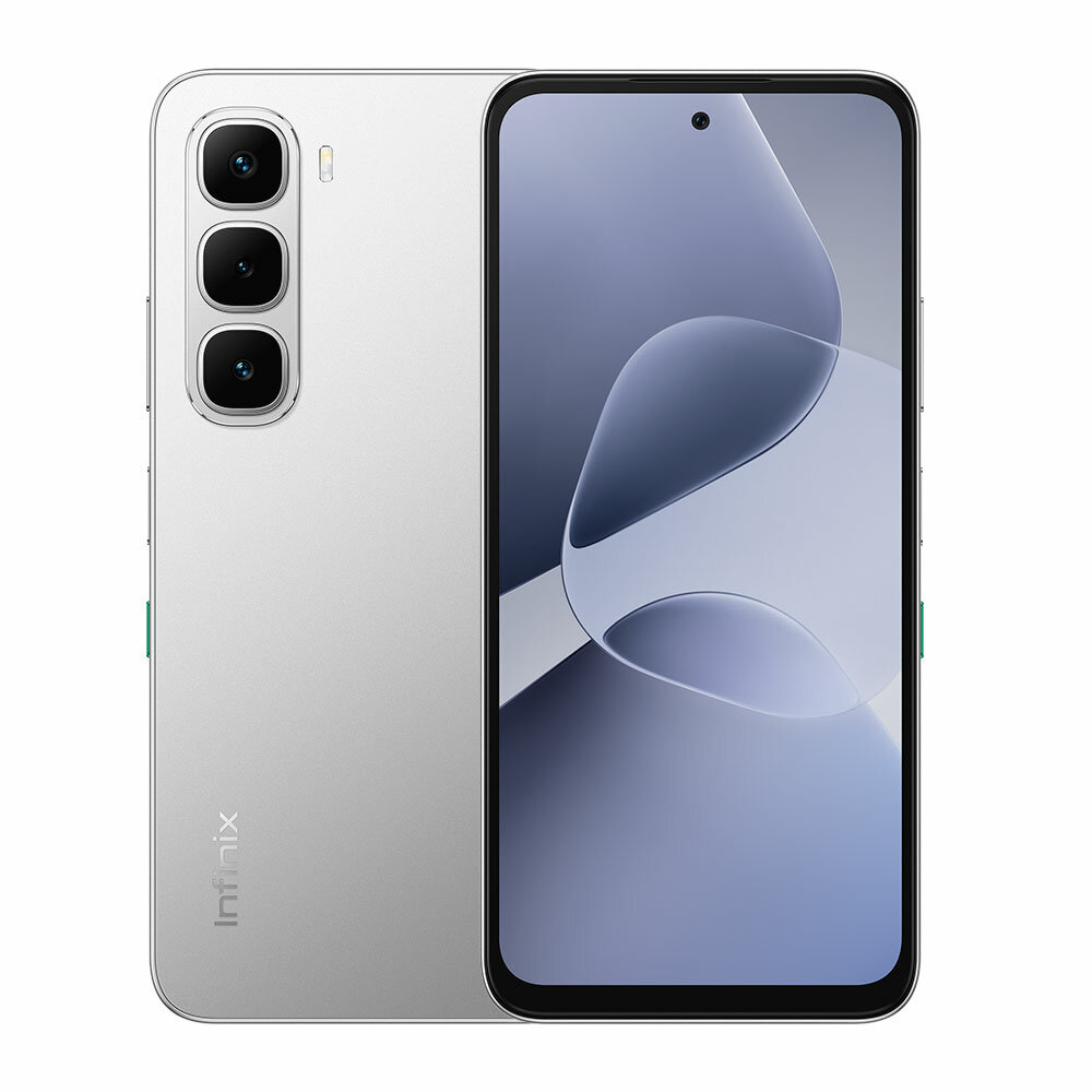 Смартфон Infinix HOT 60 PRO+, NFC, экран 6.78 дюймов, 8ГБ/256ГБ, серебристый
